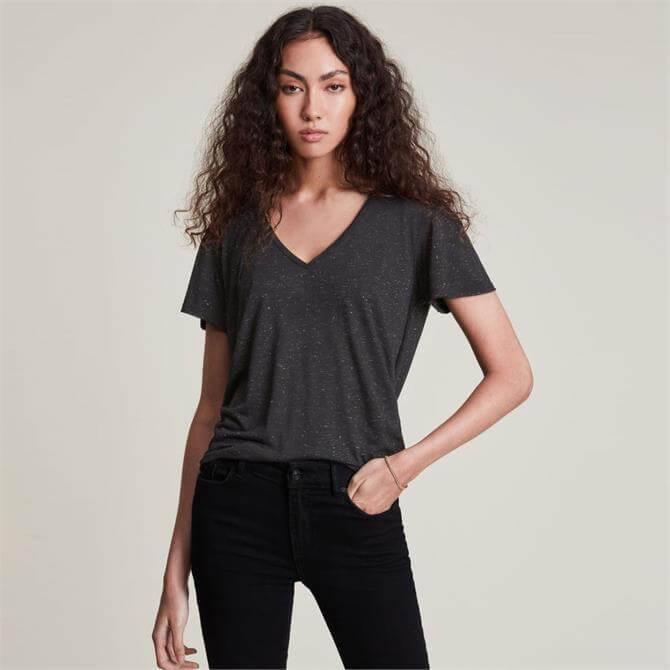 AllSaints Emelyn Shimmer T-Shirt